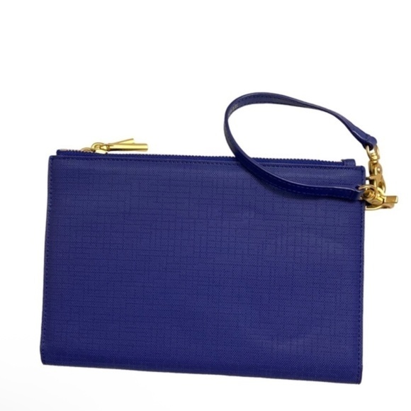Dagne Dover blue the essentials wristlet clutch bag